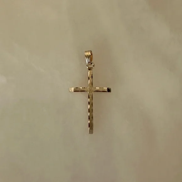 14k Solid Gold Cross - Picture 4 of 15